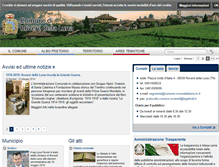 Tablet Screenshot of comune.roveredellaluna.tn.it